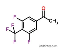 Molecular Structure of 1189359-39-4 (3',5'-Difluoro-4'-(trifluoromethyl)acetophenone)